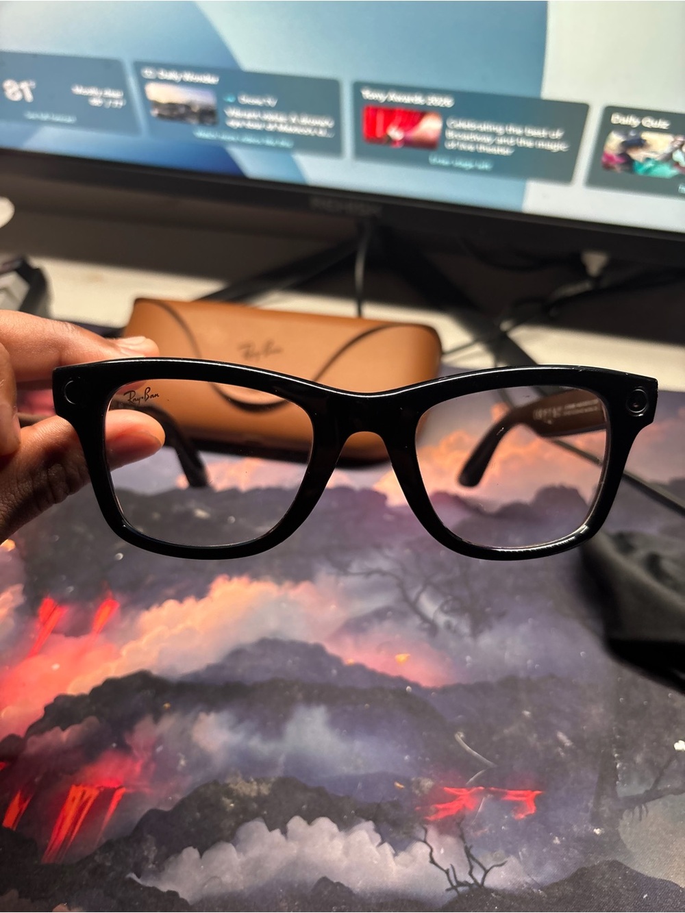Ray-Ban Black Wayfarer-Style Eyeglasses